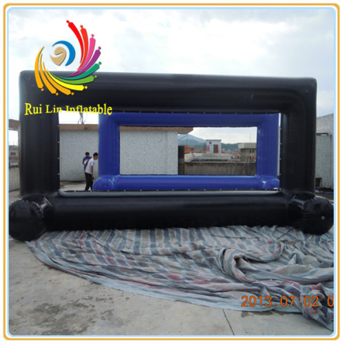 hard-wearing quality absorbing Advertising pvc inflatable movie screen