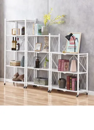 Foldable Kitchen Metal Storage Racking