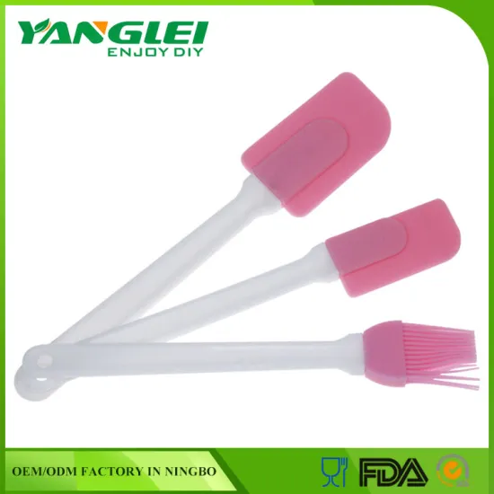 Cooking Baking Scraper Butter 3pcs silicone spatula set