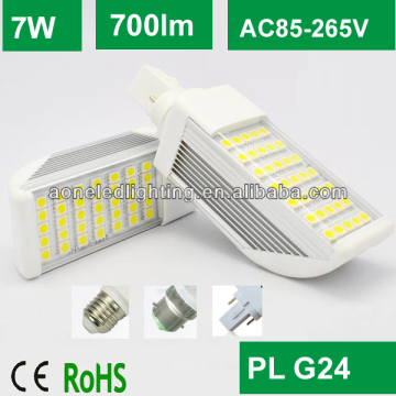 2014 new design 4 pin led g24 lamp 7W