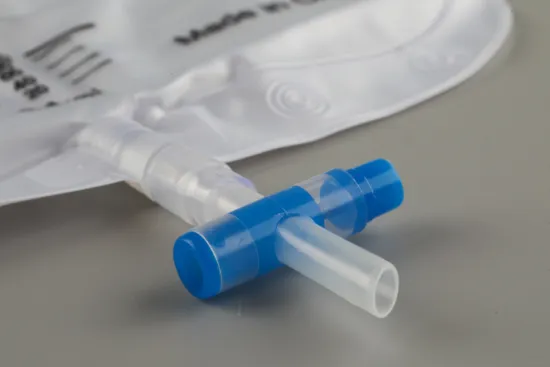 T-tap Cross valve for urine bags