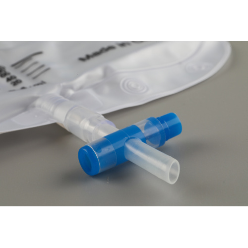 T cross valve untuk kantong urin digunakan