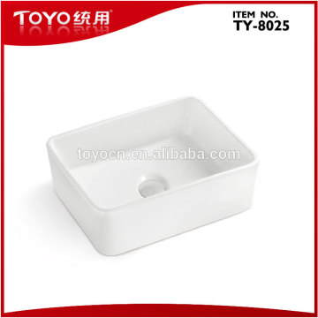 Newest products bathroom ceramic art basin Ceramic abover counter table top face bathroom basins