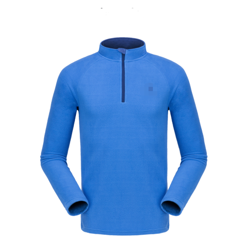 Herren Shaker Fleece Mantel halb offen