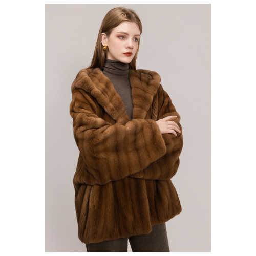 KC Fur Crown Level Short Horizontal Fashion Young Men's Fur fur Mink Jacket