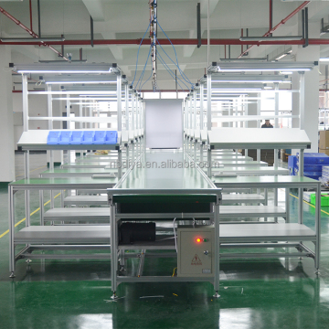 DY13 Lean Tube Assembly Conveyors and Worktables for Aluminum Profile Workshops