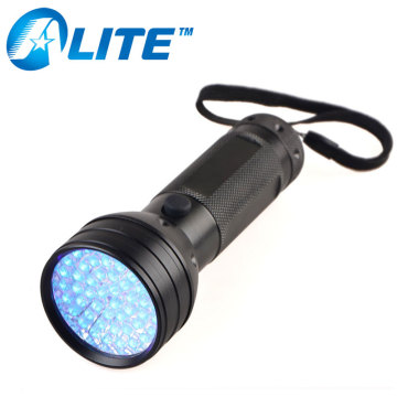 Fast delivery led purple torch stain detector scorpion hunter uv portable flashlight 51