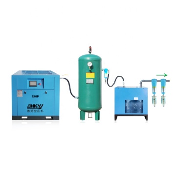 Industrial Air Compressors 7.5kw/10hp with Tank, Air Dryer - Factory Direct 8bar 220V/380V/415V/480V