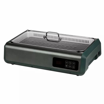 1500W Smokeless Rotisserie Indoor BBQ Grill: Perfect for Large Parties and Versatile Cooking