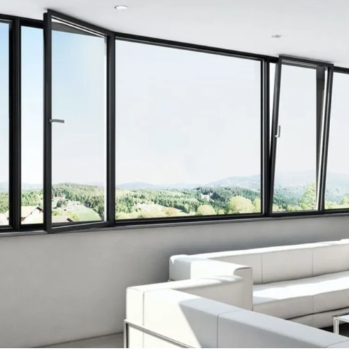 Customized Tilt Turn Aluminum Double Glass Casement Window