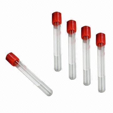 Vacuum Blood Collection Tubes, Made of Glass or Pet