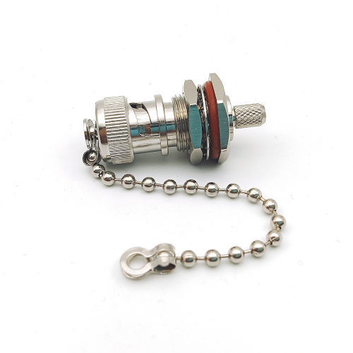 Metal BNC Protective Cover Dust Cap With Chain