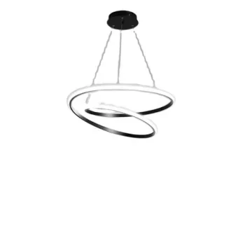 600mm Acrylic White Oval High Ceiling Pendant Light - 50W Home Decorative Lighting