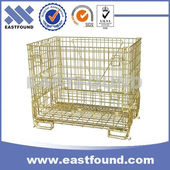 Mesh Wire Container Folding Wire Cage Container Grillage