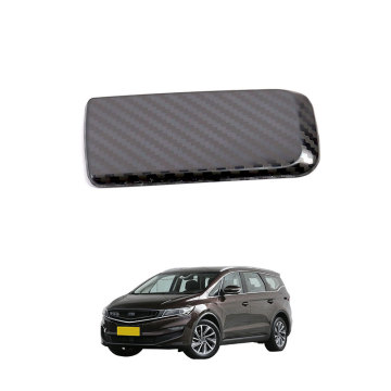 OEM Automotive Stainless Steel Carbon Fiber Interior Accessories for 2019 Geely Jiaji Glove Box Trim Sequins