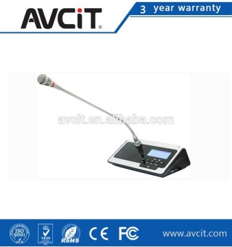 Built-in Speaker and Headphone Jack Conference Microphone Sound System DSP Processing Desktop Speech and Voting unit