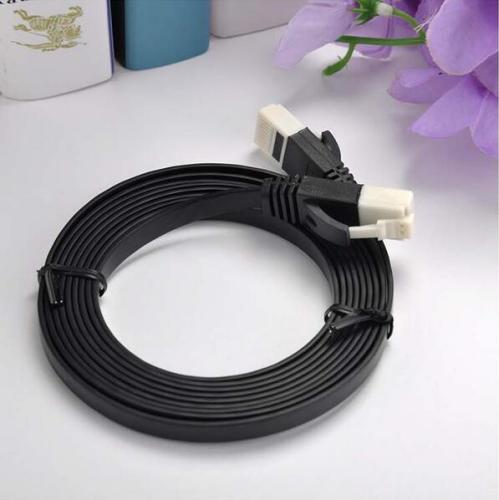 CAT6 Flat Patch Cable With Nylon Made RJ45