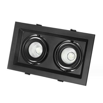 Energy Saving COB 7w 10w 20w Grill Lamp - Commercial White and Black Recessed LED Down Light