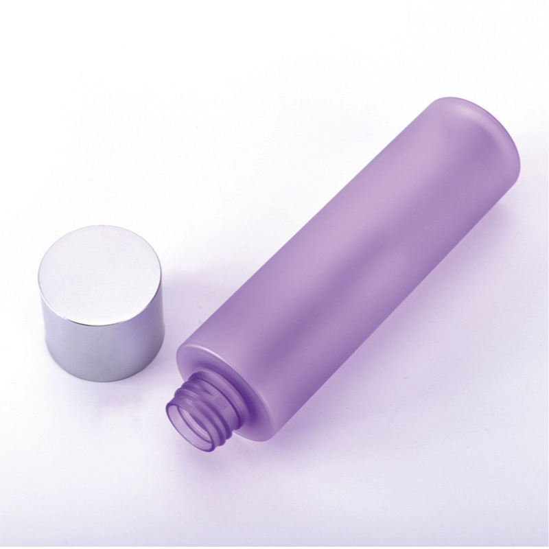 Plastic clear frosted Makeup remover oil bottle