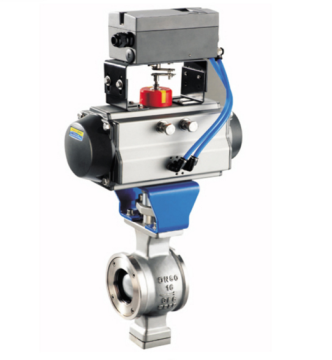 Hot selling Flange Type Pneumatic Valve Adjustable