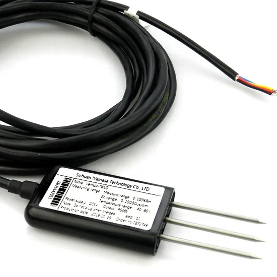 Veinsa-TWD Soil Temperature and Electrical Conductivity (EC) Sensor for Agriculture: Measuring Soils with RS485 Interface