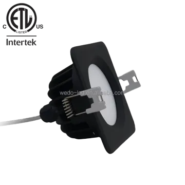 ETL Square IP65 Waterproof Low Voltage Dimmable Recessed LED Downlight