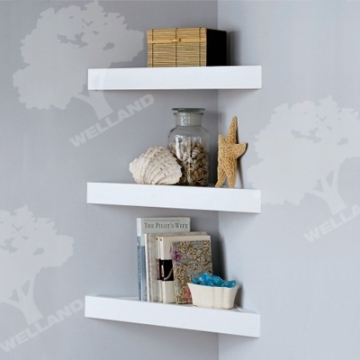 Corner shelves