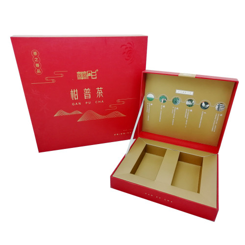Paper book shape tea packaging box