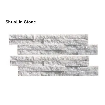 Natural Stone Bialy Quartz Plate  10*40CM