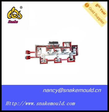 2015 nozzle and manifold oil cylinder hot runner system for plastic injection mould