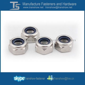 stainless steel hex lock nut DIN985