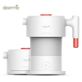 Original Factory Deerma 0.6L Folding Electric Kettle with Food-grade Silicone Material for Outdoor
