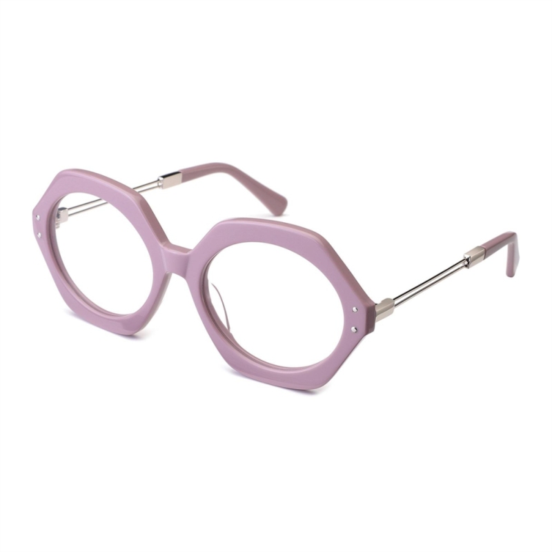 Belieye Trendy Geometric Acetate Eyeglasses Frames