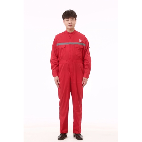 Bendera Profesional Red Anti-Static Seragam Coveralls