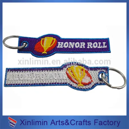 Factory wholesale newest design 100% pvc tag embroidered brand patches