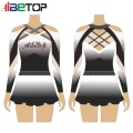 Uniformes de porristas sublimados personalizados para rutinas de élite