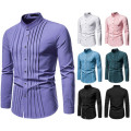 Custom Men's Buttonless Long Sleeve Shirts