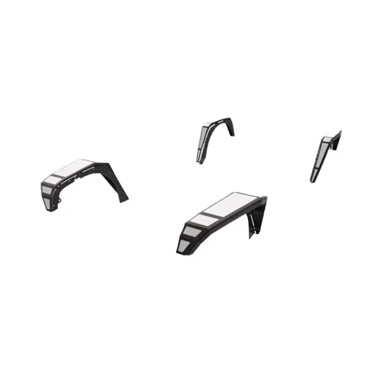 Maiker 4x4 Aluminum Fender Flare Mud Guard for Jeep Wrangler JK 2007-2018