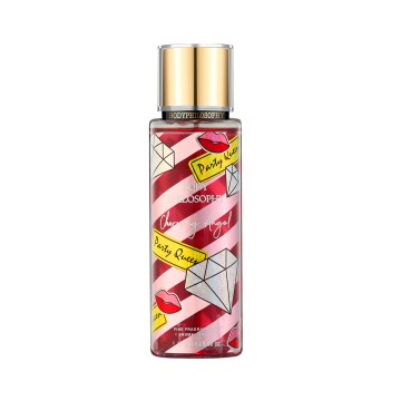 Factory Wholesale 250ml Glitter Radiant Glow Body Spray Plastic Bottle