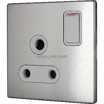 15A 1G switched three round socket -- W86A series