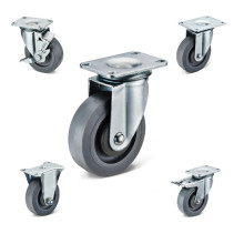 swivel Caster with Total Brake TPR caster wheel