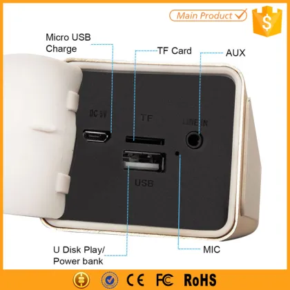 hot selling 2016 amazon aluminum power bank bluetooth speaker