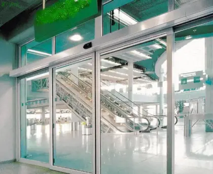 Entrance Tempered Glass Sliding Door