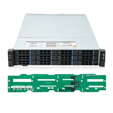 最新のPowerEdgeJBOD 12X 3.5 \ "ラックサーバー用の12GB/sを備えたホットスワップケース