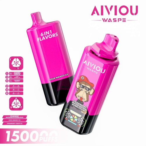 Waspe 150k puff 6in1 Vape sekali pakai