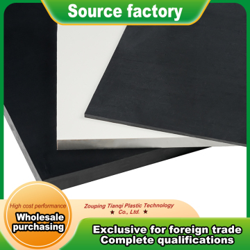 Extruded recycled PVC plate