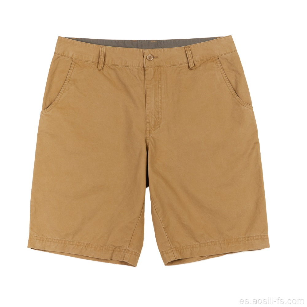 Shorts de sarga de moda para hombre