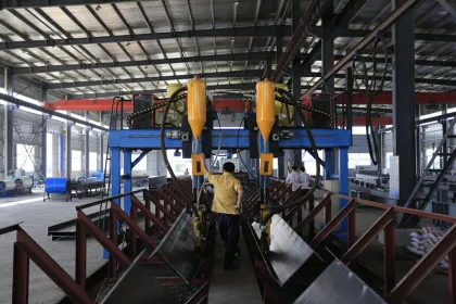 Automatic T type H beam welding machine