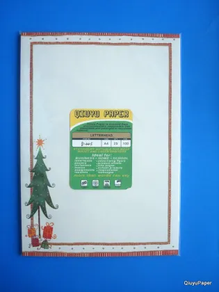 A4 100gsm Party Invitation Letter Paper Gift Letter Notes Greeting Christmas Letter Paper