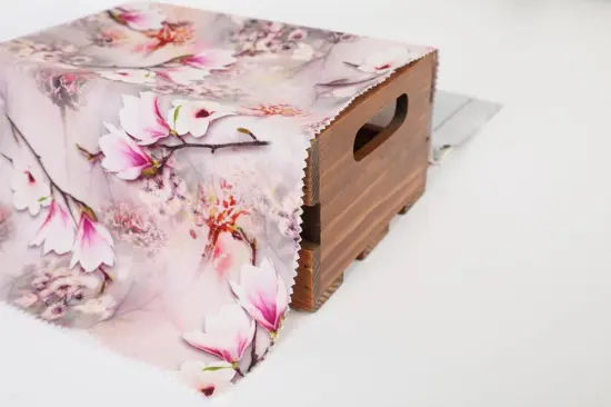 100% Ecovero Rayon Woven Printed Fabric